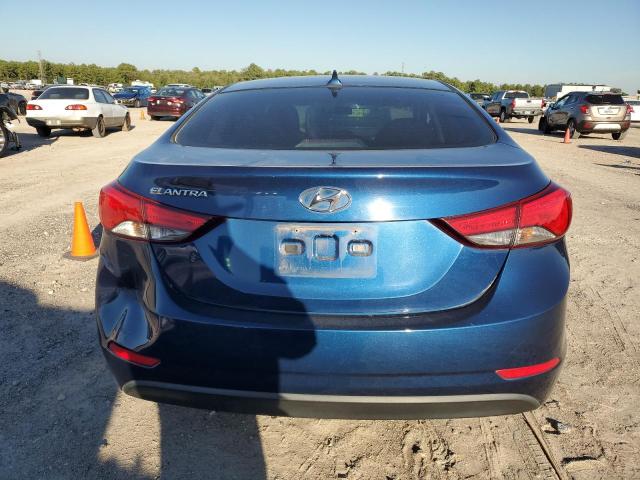 5NPDH4AE9FH548277 - 2015 HYUNDAI ELANTRA SE BLUE photo 6