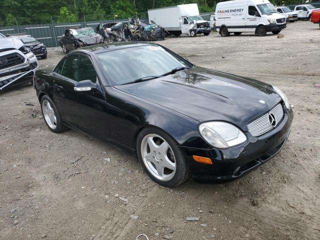 WDBKK49F01F193152 - 2001 MERCEDES-BENZ SLK 230 KOMPRESSOR BLACK photo 4