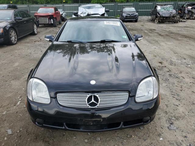 WDBKK49F01F193152 - 2001 MERCEDES-BENZ SLK 230 KOMPRESSOR BLACK photo 5