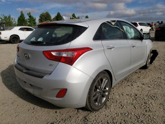 KMHD35LH6GU340419 - 2016 HYUNDAI ELANTRA GT SILVER photo 4