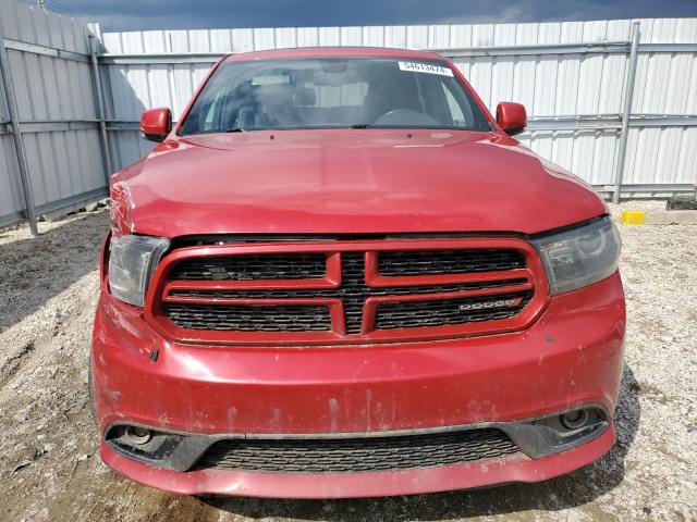 1C4RDJDG3EC972786 - 2014 DODGE DURANGO LIMITED RED photo 5