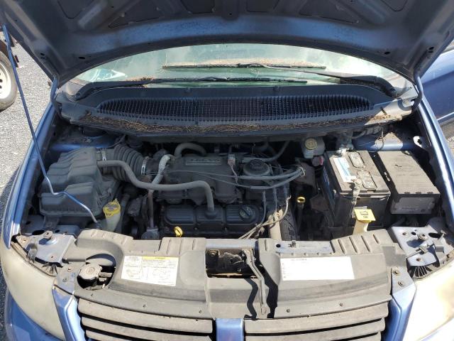 2D4GP44L17R220434 - 2007 DODGE GRAND CARA SXT BLUE photo 7