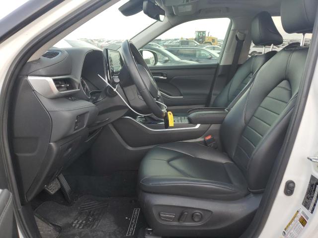 5TDGZRBH4NS197657 - 2022 TOYOTA HIGHLANDER XLE WHITE photo 7