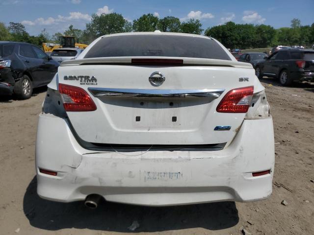 3N1AB7AP4EY323969 - 2014 NISSAN SENTRA S WHITE photo 6