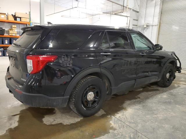 1FM5K8AB1MGC42108 - 2021 FORD EXPLORER POLICE INTERCEPTOR Қара фото 3