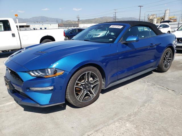 1FATP8UH6P5100274 - 2023 FORD MUSTANG BLUE photo 1