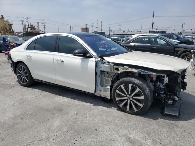 W1K6G7GB9NA083117 - 2022 MERCEDES-BENZ S 580 4MATIC WHITE photo 4