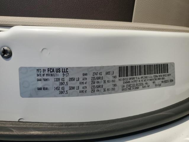 2C4RC1EG1JR121816 - 2018 CHRYSLER PACIFICA TOURING L PLUS WHITE photo 13