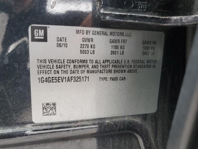 1G4GE5EV1AF325171 - 2010 BUICK LACROSSE CXS Qara foto 12