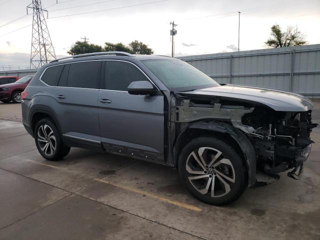 1V2TP2CA8MC519521 - 2021 VOLKSWAGEN ATLAS SEL PREMIUM GRAY photo 4