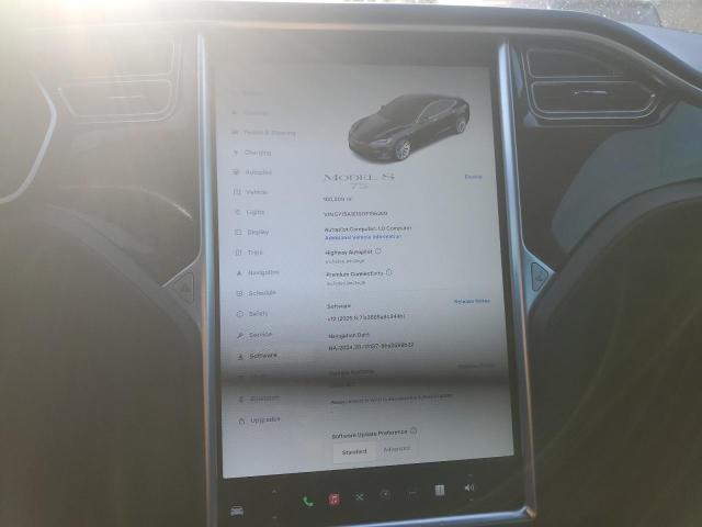 5YJSA1E19GF156269 - 2016 TESLA MODEL S BLACK photo 9