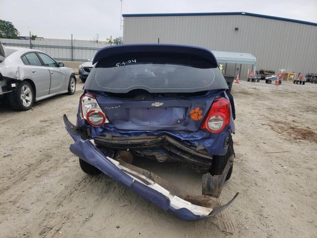 KL1TD66E19B384211 - 2009 CHEVROLET AVEO LS Bənövşəyi foto 6