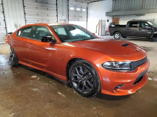 2C3CDXCT2NH240481 - 2022 DODGE CHARGER R/T ORANGE photo 4