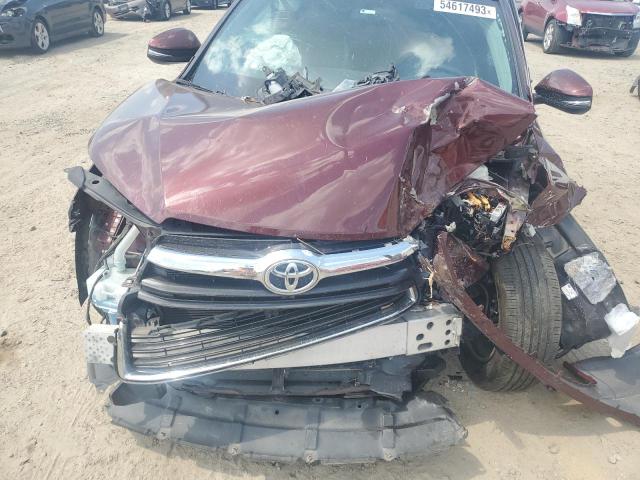 5TDKKRFH8ES031716 - 2014 TOYOTA HIGHLANDER XLE Tünd qırmızı foto 12