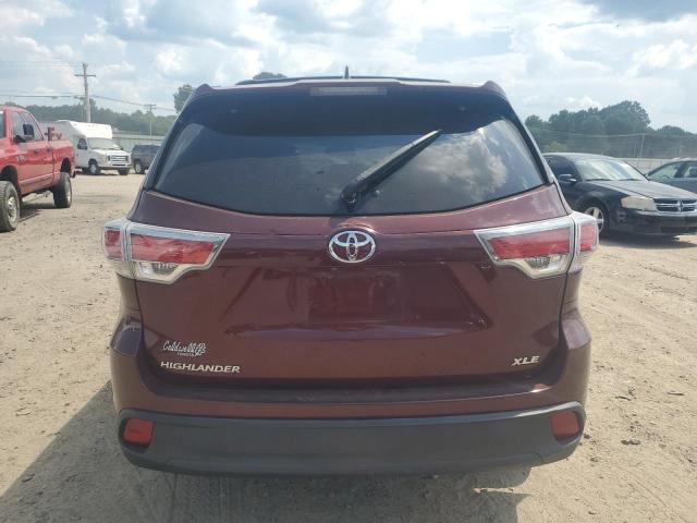 5TDKKRFH8ES031716 - 2014 TOYOTA HIGHLANDER XLE Tünd qırmızı foto 6