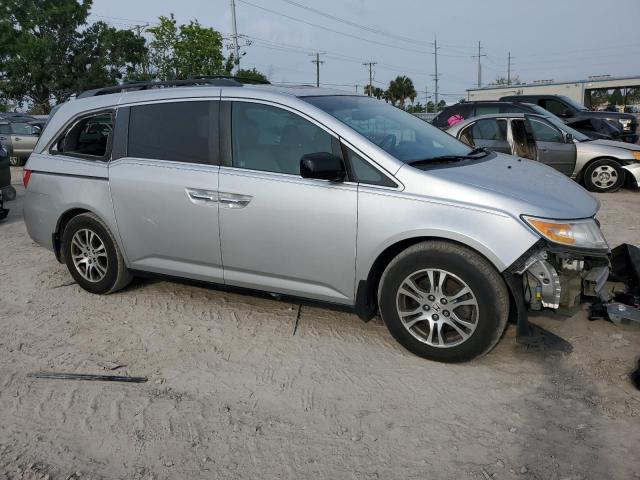 5FNRL5H69CB050437 - 2012 HONDA ODYSSEY EXL SILVER photo 4