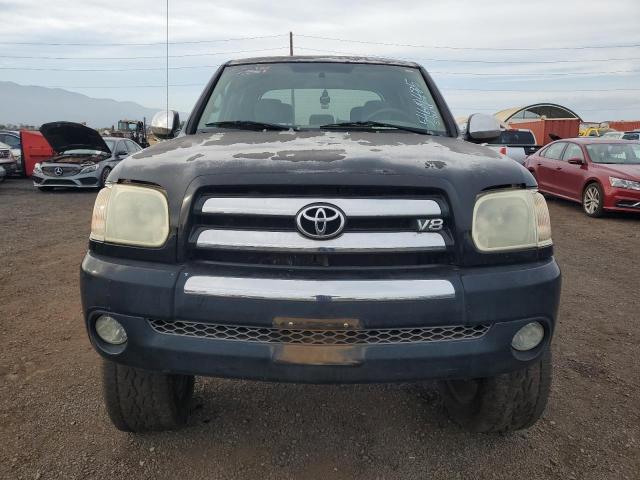 5TBDT44116S506258 - 2006 TOYOTA TUNDRA DOUBLE CAB SR5 BLACK photo 5