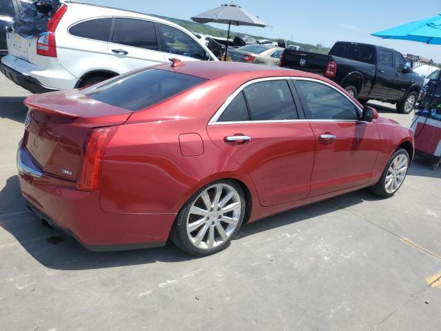 1G6AB5S33E0129590 - 2014 CADILLAC ATS LUXURY RED photo 3