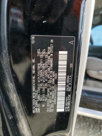 5TBRU34176S483372 - 2006 TOYOTA TUNDRA ACCESS CAB SR5 BLACK photo 12