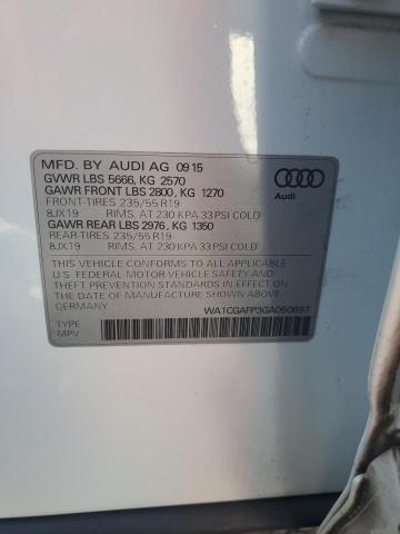 WA1CGAFP3GA050697 - 2016 AUDI Q5 PRESTIGE WHITE photo 13