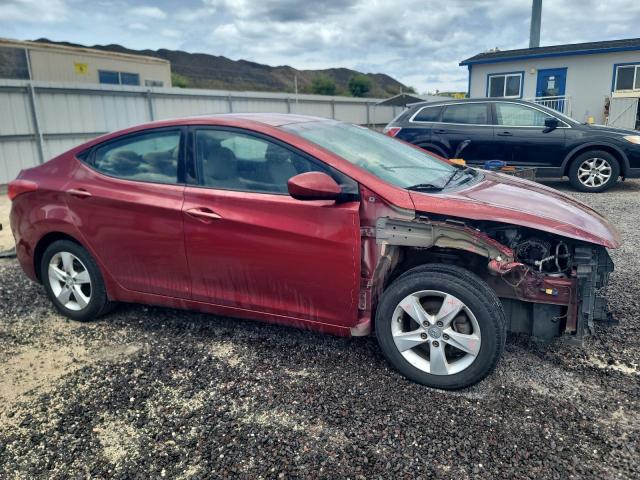 5NPDH4AE6DH448005 - 2013 HYUNDAI ELANTRA GLS RED photo 4