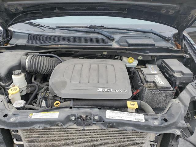 2C4RC1CG7CR288347 - 2012 CHRYSLER TOWN & COU TOURING L BLACK photo 12