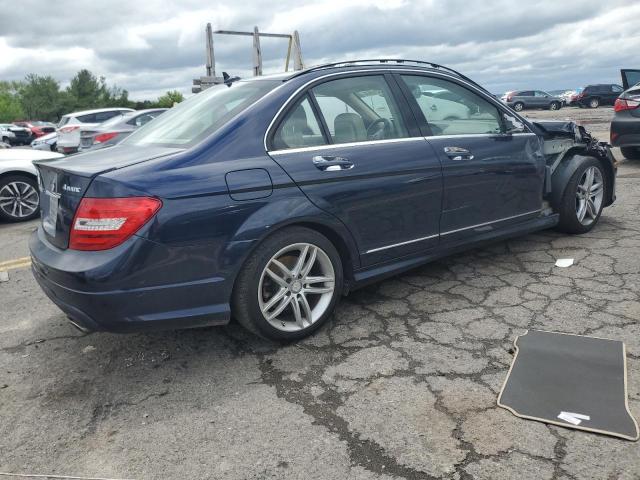 WDDGF8BB6CR229153 - 2012 MERCEDES-BENZ C 300 4MATIC BLUE photo 3