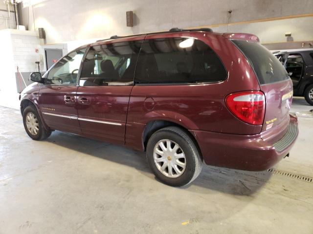 2C8GP54L71R201329 - 2001 CHRYSLER TOWN & COU LXI BURGUNDY photo 2