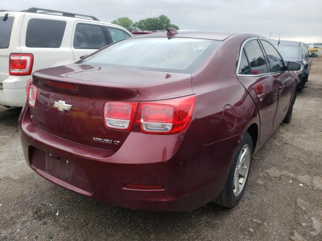 1G11C5SL5FF283588 - 2015 CHEVROLET MALIBU 1LT BURGUNDY photo 4