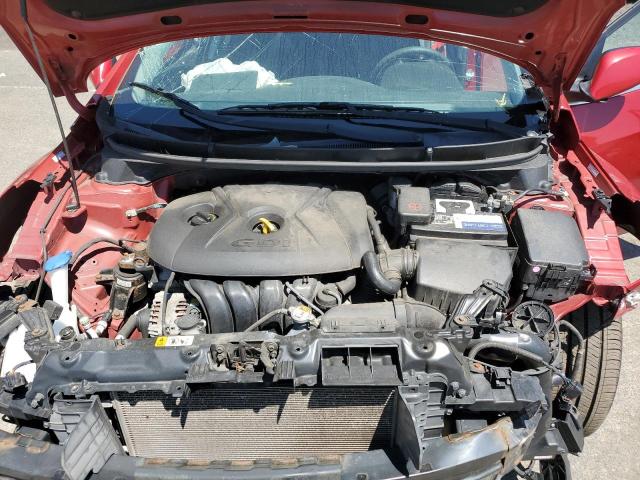 KMHD35LH8GU291501 - 2016 HYUNDAI ELANTRA GT RED photo 12