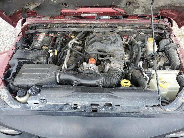 1C4BJWEG9DL583462 - 2013 JEEP WRANGLER UNLIMITED SAHARA RED photo 11