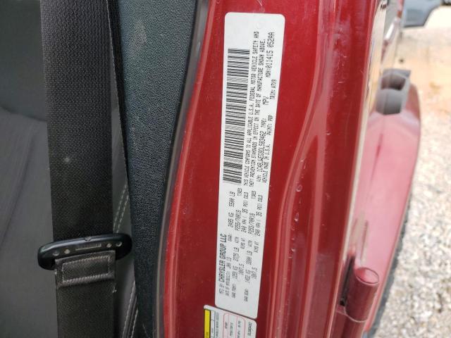 1C4BJWEG9DL583462 - 2013 JEEP WRANGLER UNLIMITED SAHARA RED photo 12