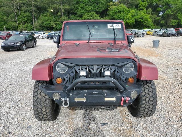1C4BJWEG9DL583462 - 2013 JEEP WRANGLER UNLIMITED SAHARA RED photo 5