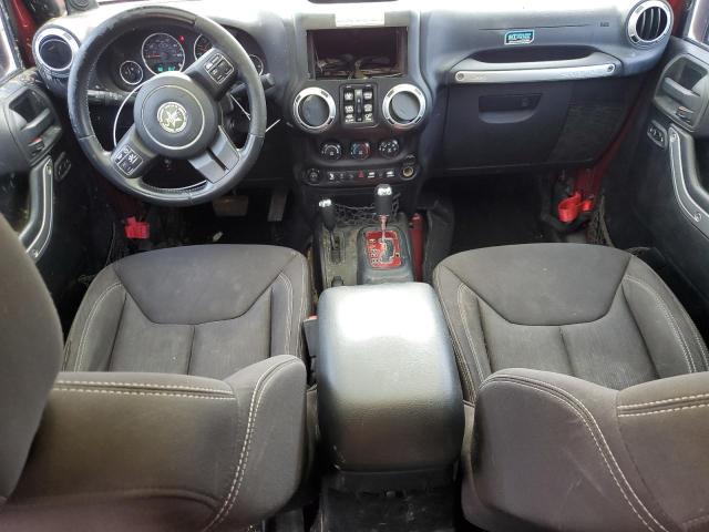 1C4BJWEG9DL583462 - 2013 JEEP WRANGLER UNLIMITED SAHARA RED photo 8
