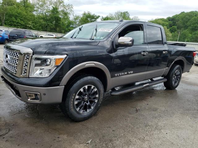 1N6AA1E53KN525990 - 2019 NISSAN TITAN SV BLACK photo 1