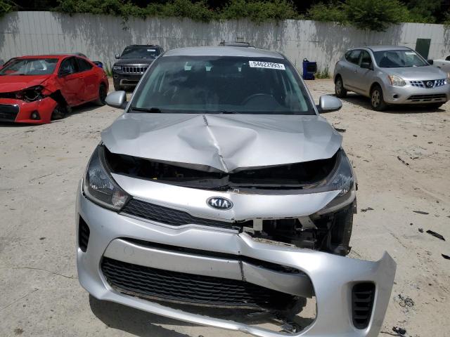 3KPA24AB5KE202266 - 2019 KIA RIO S SILVER photo 5