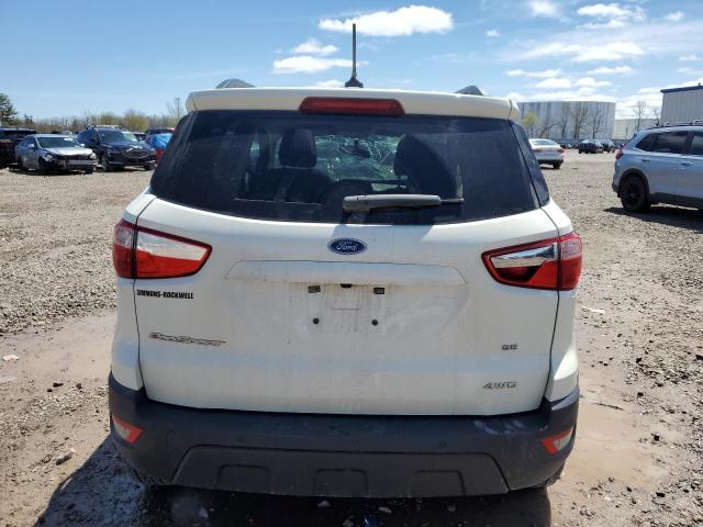 MAJ6S3GL2LC356335 - 2020 FORD ECOSPORT SE თეთრი ფოტო 6