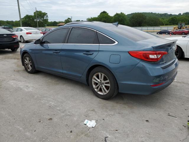 5NPE24AF9HH541623 - 2017 HYUNDAI SONATA SE BLUE photo 2