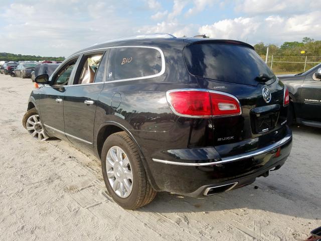 5GAKRCKD8GJ150749 - 2016 BUICK ENCLAVE BLACK photo 3