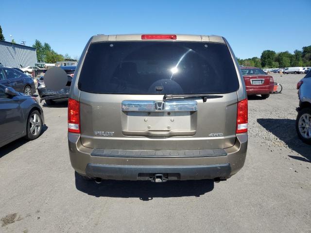 5FNYF4H22AB026245 - 2010 HONDA PILOT LX CREAM photo 6