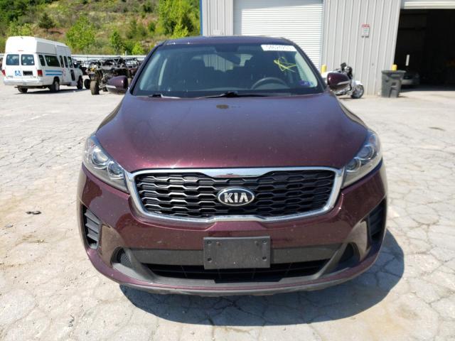 5XYPGDA37KG527556 - 2019 KIA SORENTO L BURGUNDY photo 5