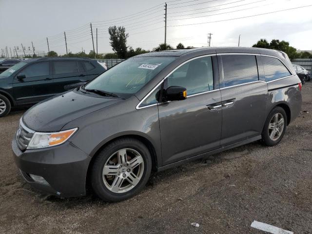 5FNRL5H93DB089293 - 2013 HONDA ODYSSEY TOURING GRAY photo 1