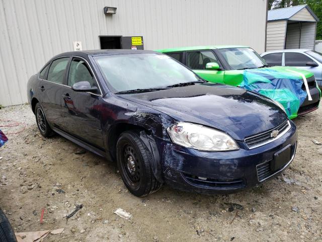 2G1WD5EM4A1254932 - 2010 CHEVROLET IMPALA POLICE BLUE photo 4