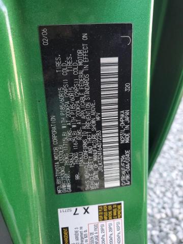 JTLKT324164072283 - 2006 TOYOTA SCION XB 绿色 照片 12
