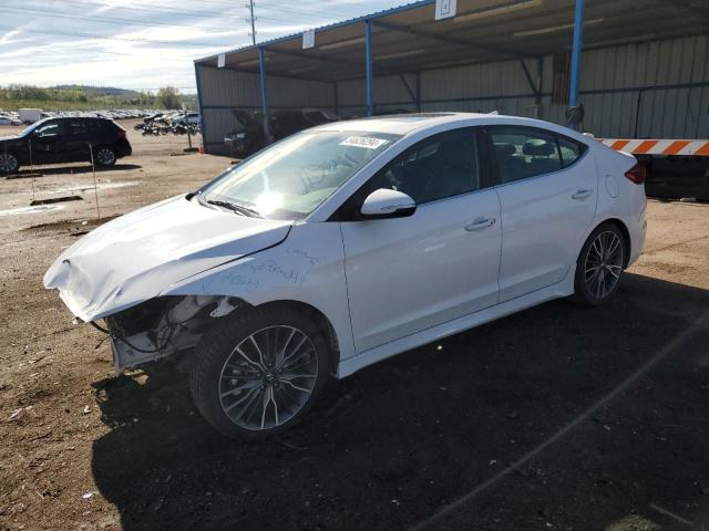 KMHD04LB3JU453962 - 2018 HYUNDAI ELANTRA SPORT WHITE photo 1