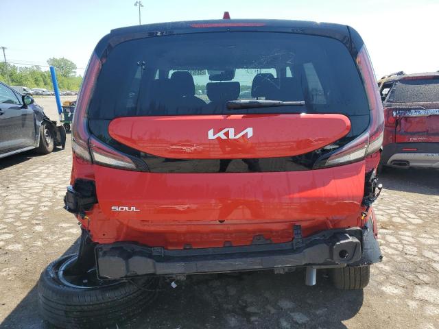 KNDJ23AUXR7230134 - 2024 KIA SOUL LX RED photo 6