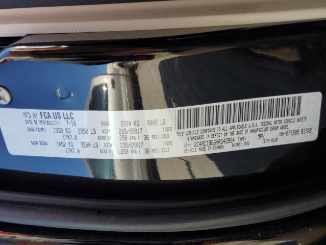 2C4RC1BG6HR542994 - 2017 CHRYSLER PACIFICA TOURING L BLACK photo 13