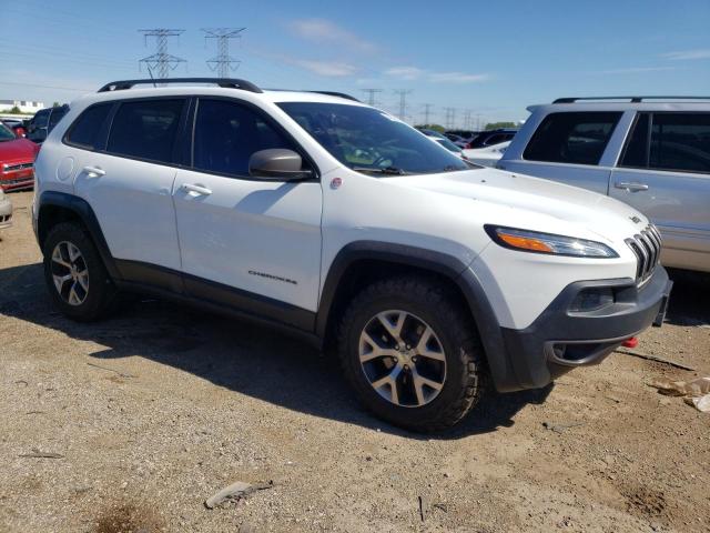 1C4PJMBS8FW544348 - 2015 JEEP CHEROKEE TRAILHAWK WHITE photo 4