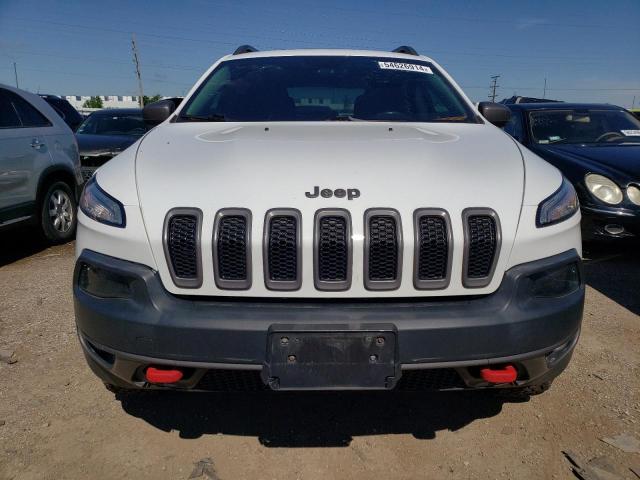 1C4PJMBS8FW544348 - 2015 JEEP CHEROKEE TRAILHAWK WHITE photo 5