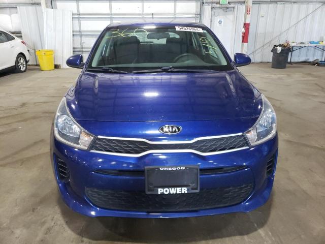 3KPA25AB0JE074684 - 2018 KIA RIO LX BLUE photo 5